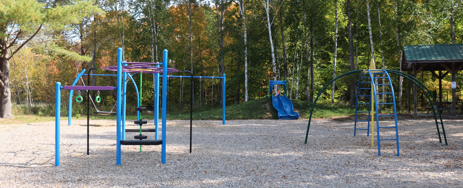 Eagle Lake playground equipment.